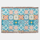 Couverture Carrelage orange et bleu (Devant)