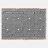 Couverture Carrés noirs et blancs en Carré (Devant)