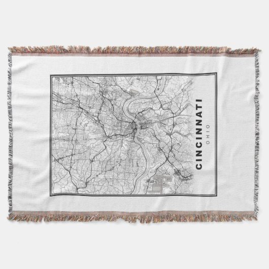 Couverture Carte de Cincinnati (Devant)