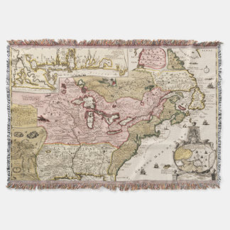 Couverture Carte de l'Amérique en français médiéval Québec/No