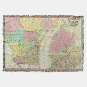 Couverture Carte de l'état du Michigan