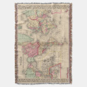 Couverture Carte de proj de Mercator du monde par Mitchell (devant Vertical)
