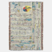 Couverture Carte de système d'American Airlines de verso (devant Vertical)