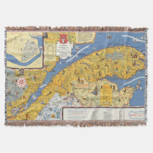Couverture Carte de Vacanes, Québec, Gaspesie (Canada) (Devant)