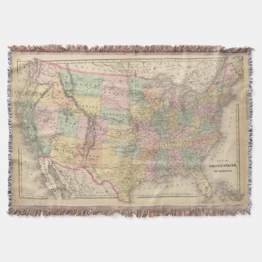 Couverture Carte de Vinage des Etats-Unis (1873) (Devant)