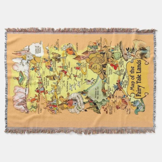 Couverture Carte des Terres de contes de fées Lancer la couve (Devant)