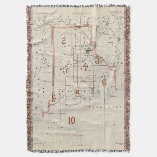 Couverture Carte d'index d'Île de Rhode (devant Vertical)