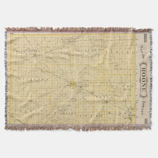 Couverture Carte du comté de Boone (Devant)