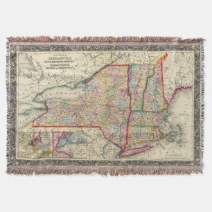 Couverture Carte du comté des états de New York