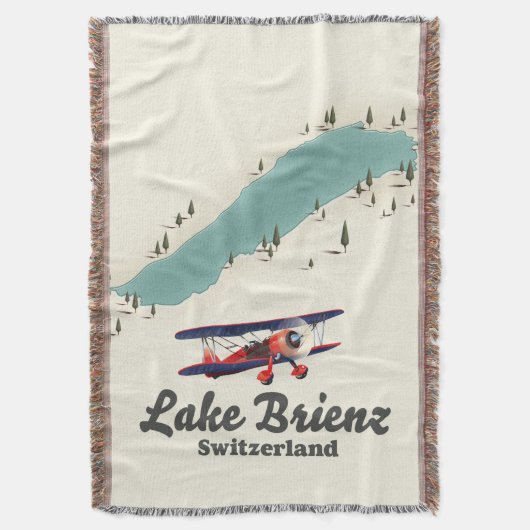 Couverture Carte du lac de Brienz Suisse Affiche (devant Vertical)