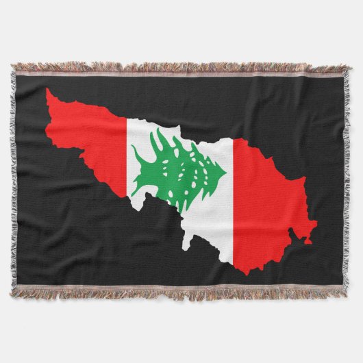 Couverture Carte du Liban avec aimant en pierre de drapeau (Devant)