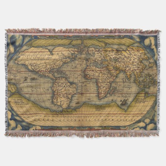 Couverture Carte du monde Antique Ortelius Europe Voyage (Devant)