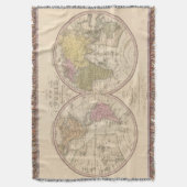 Couverture Carte du monde sur la projection globulaire (devant Vertical)