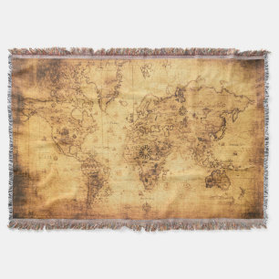 Couverture Carte du Vieux-Monde : Parchemin Vintage