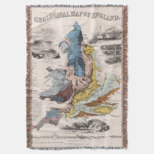 Couverture Carte géologique de l'Angleterre (devant Vertical)