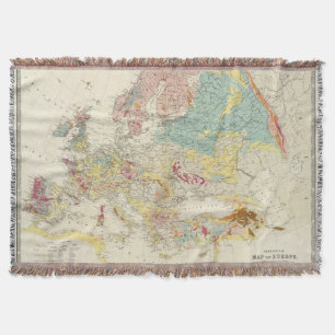 Couverture Carte géologique l'Europe