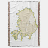 Couverture Carte illustrée de l'Islande (devant Vertical)