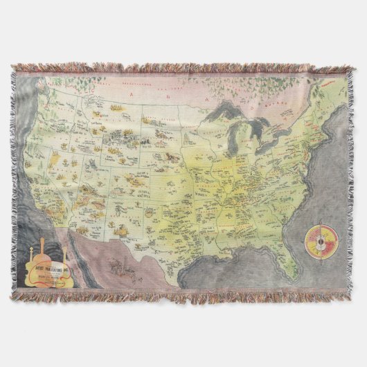 Couverture Carte imagée de l'Amérique - croquis de bande (Devant)