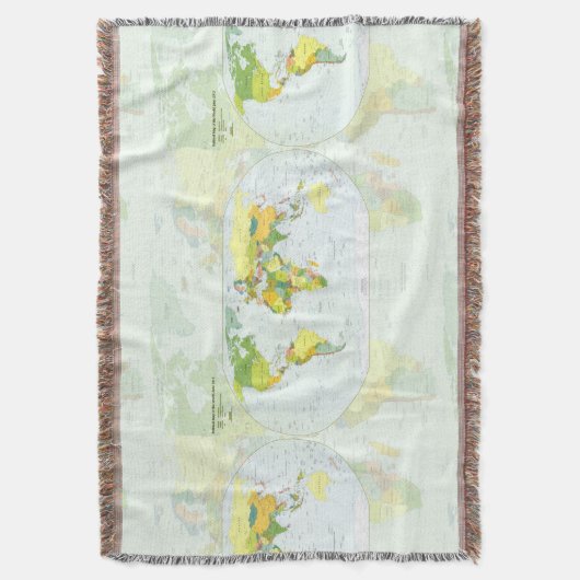 Couverture Carte mondiale Globe Pays Atlas (devant Vertical)