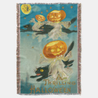 Carte postale de Halloween vintage kitsch et insol