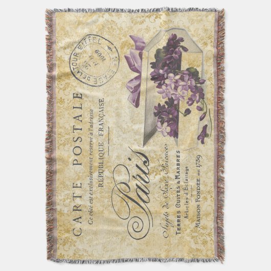 Couverture Carte Postale Paris Lilacs (devant Vertical)