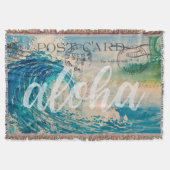 Couverture Carte postale vintage Hawaii Wave (Devant)