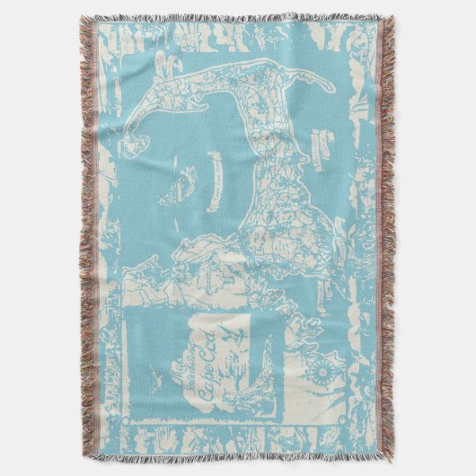 Couverture Carte vintage de Cape Cod (devant Vertical)