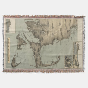 Couverture Carte vintage de Cape Cod (1885)