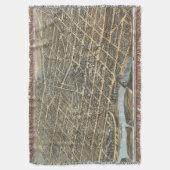 Couverture Carte vintage de Dayton Ohio (1870) (devant Vertical)