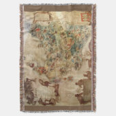 Couverture CARTE vintage DE LA POLOGNE (devant Vertical)