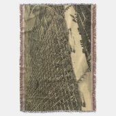 Couverture Carte vintage de Little Rock (1887) (devant Vertical)