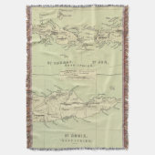 Couverture Carte vintage des Îles Vierges (1853) (devant Vertical)