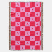 Couverture Cartes Grille rose et rouge (devant Vertical)