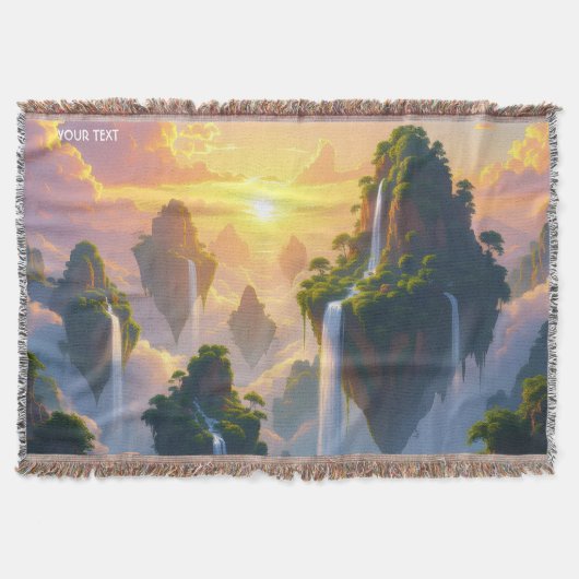 Couverture Cascades des îles du coucher de soleil Imaginaire (Devant)