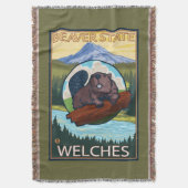 Couverture Castor et capot de Mt. - Welches, Orégon (devant Vertical)