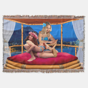 COUVERTURE CATCH FANTAISISTE HAWAIENNE
