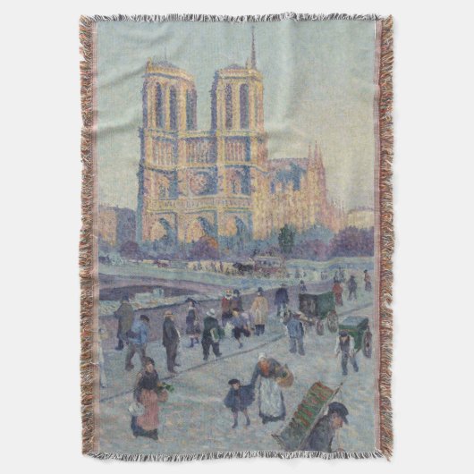 Couverture Cathédrale Notre-Dame Paris France Peinture classi (devant Vertical)