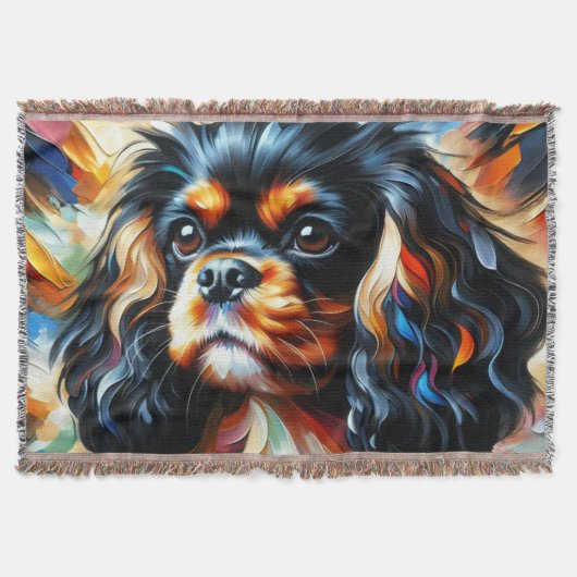 Couverture Cavalier King Charles Spaniel Dog Acrylic Print (Devant)