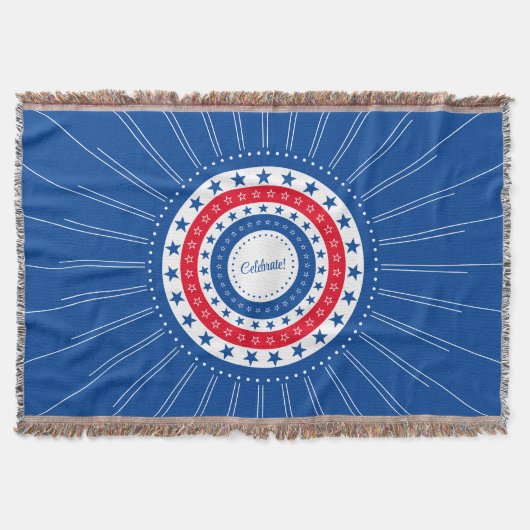 Couverture Célébrez les étoiles rouge, blanc et bleu (Devant)