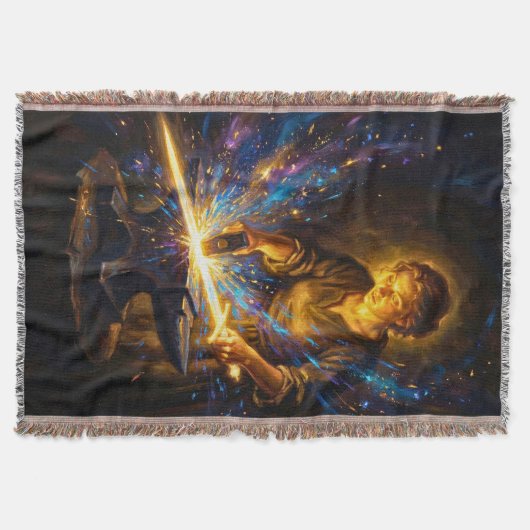 Couverture Celtic Blacksmith Goddess Forging Sword Fantasy Ar (Devant)