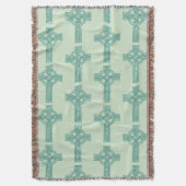 Couverture Céltic Cross Motif Lance Blanket (devant Vertical)