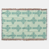 Couverture Céltic Cross Motif Lance Blanket (Devant)