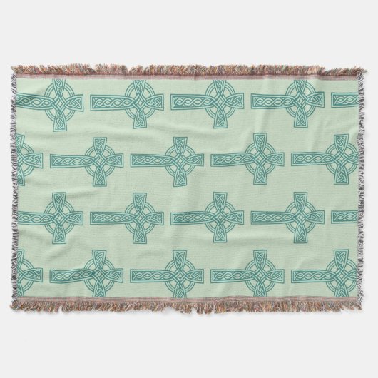 Couverture Céltic Cross Motif Lance Blanket (Devant)