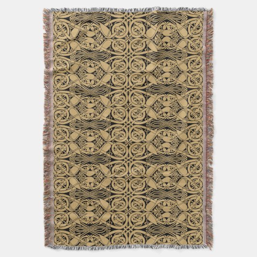 Couverture Céltic Knot Animaux Lindisfarne Motif (devant Vertical)