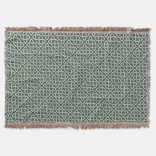 Couverture celtique irlandaise de jet de noeud