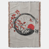 Couverture Cercle d'Enso de zen et branches de Sakura (devant Vertical)