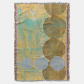 Couverture Cercles Brown et gris foncés avec des nombres (devant Vertical)