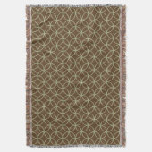 Couverture Cercles Brown modernes, vert et chocolat (devant Vertical)