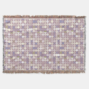 Couverture Cercles de tissu motif abstrait