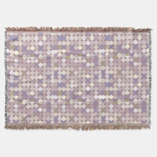 Couverture Cercles de tissu motif abstrait (Devant)